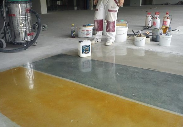 csiszolt beton padló - változatos felületek, izgalmas színek, profi technológia